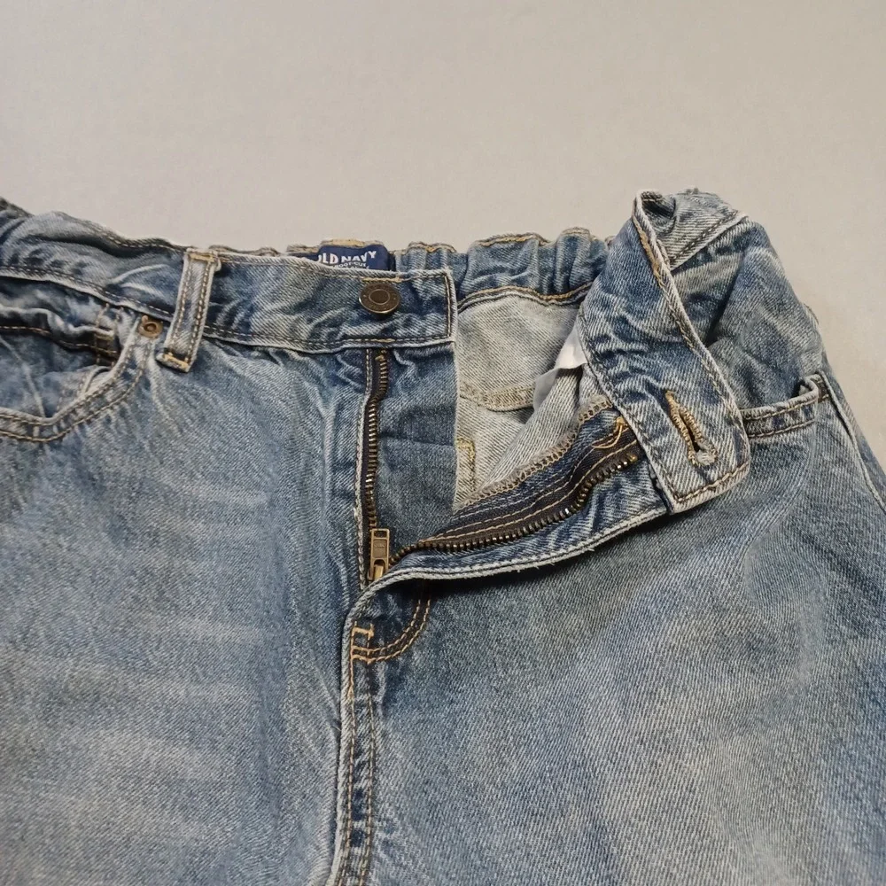 Old Navy Boys Didley Bootcut Jeans Light‎ Wash Adjustable Waist Size 18 Regular